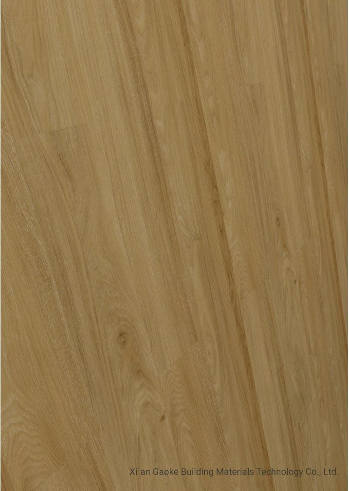 Gkbm Ls-W002 Anti-Slip Fireproof Waterproof Unilin Click Walnut Burlywood Wood Pattern Vinyl Spc Flooring